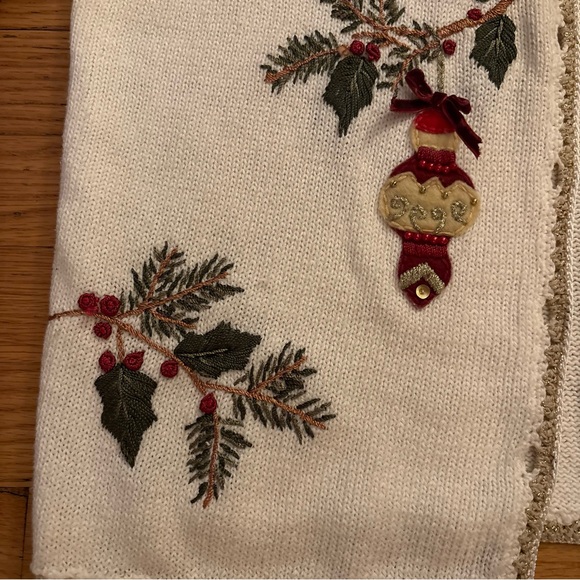 Vintage Tiara International Christmas Cardigan M - Picture 7 of 11